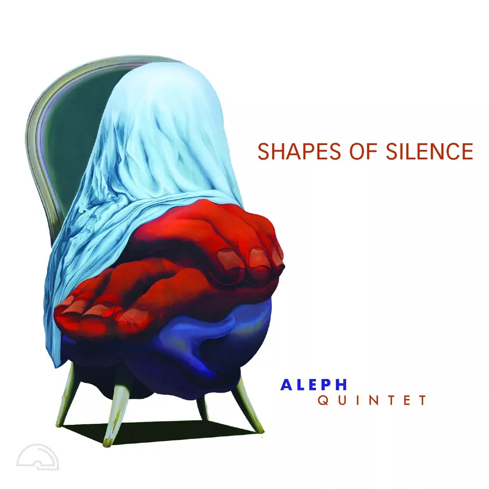 Pochette de Shapes of Silence : une silhouette voilée de bleu sur une chaise